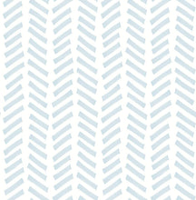 Load image into Gallery viewer, NextWall Sky Blue Mod Chevron NW39700 wallpaper
