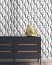 Load image into Gallery viewer, York Wallcoverings Statuary Diamond Inlay Peel and Stick Wallpaper PSW1116RL wallpaper
