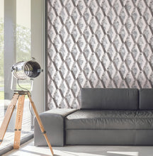 Load image into Gallery viewer, York Wallcoverings Statuary Diamond Inlay Peel and Stick Wallpaper PSW1116RL wallpaper