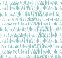 Load image into Gallery viewer, Wallquest/Seabrook Designs Teal and White Brush Marks LW51800 wallpaper