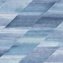 Load image into Gallery viewer, Wallquest/Seabrook Designs Washed Denim and Cerulean Rainbow Diagonals RY30300 wallpaper