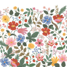 Load image into Gallery viewer, York Wallcoverings White/Green Strawberry Fields Mural Peel and Stick Wallpaper PSW1333M wallpaper