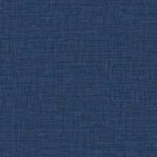 Load image into Gallery viewer, Wallquest/Seabrook Designs Admiral Blue Easy Linen BV30200 wallpaper