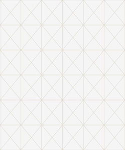 Wallquest/Seabrook Designs Beige and Off-White Triangle Geo AW73800 wallpaper