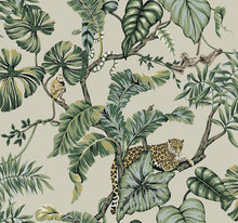 Load image into Gallery viewer, York Wallcoverings Beige Jungle Cat Wallpaper HO2141 wallpaper