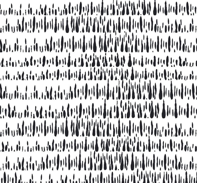 Wallquest/Seabrook Designs Black and White Brush Marks LW51800 wallpaper
