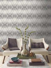 Load image into Gallery viewer, York Wallcoverings Black Tudor Diamond Damask Wallpaper DM4931 wallpaper