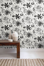 Load image into Gallery viewer, NextWall Black &amp; White Tropical Garden NW37300 wallpaper