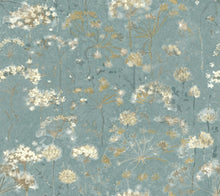 Load image into Gallery viewer, York Wallcoverings Blue Botanical Fantasy Wallpaper NA0540 wallpaper