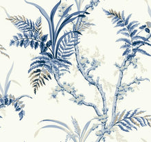 Load image into Gallery viewer, York Wallcoverings Blue Enchanted Fern Wallpaper GR5991 wallpaper