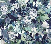 Load image into Gallery viewer, York Wallcoverings Blue Multi Pop Floral Mural MU0217M wallpaper