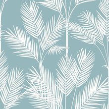 Load image into Gallery viewer, York Wallcoverings Blue1 King Palm Silhouette Wallpaper CV4407 wallpaper