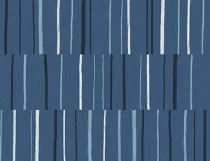 Wallquest/Seabrook Designs Blueberry, Midnight, and Blue Skies Block Lines LW51200 wallpaper
