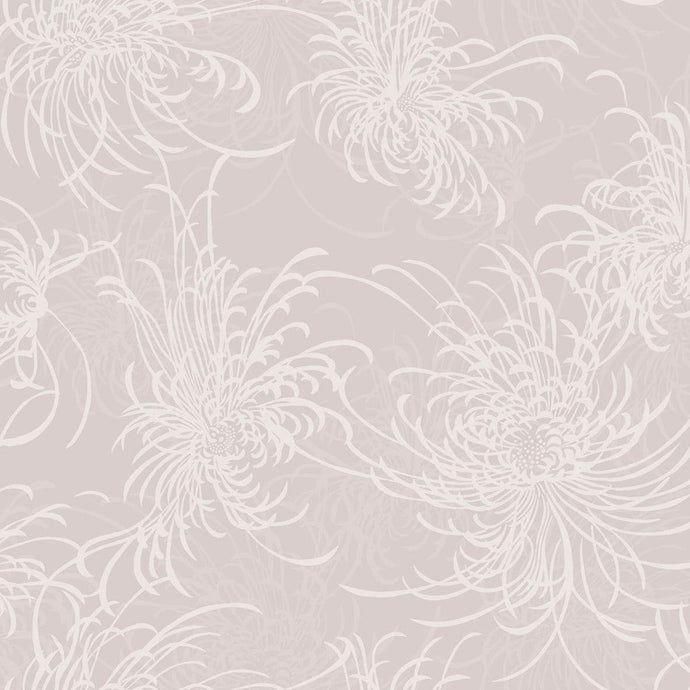 Wallquest/Seabrook Designs Blush Glitter and Off-White Noell Floral AW71500 wallpaper