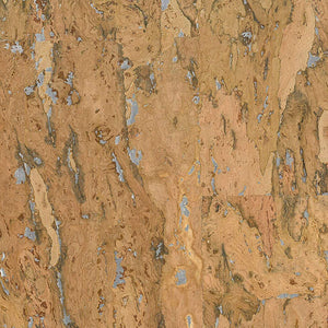 Wallquest/Seabrook Designs Brown, Metallic Silver Cork NA503 wallpaper