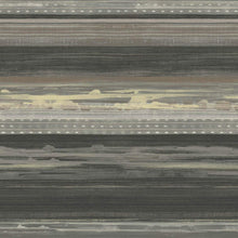 Load image into Gallery viewer, Wallquest/Seabrook Designs Brushed Ebony, Walnut, and Blonde Horizon Brushed Stripe RY31301 wallpaper