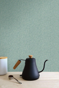 Seabrook Designs Café Chevron  TC70400 wallpaper