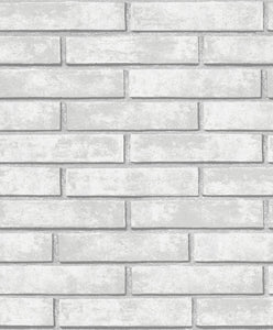 NextWall Calcutta Grey Monarch Brick NW40600 wallpaper