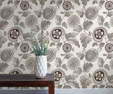 Load image into Gallery viewer, Wallquest/Seabrook Designs Calypso Paisley Leaf RY31200 wallpaper