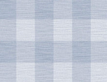 Load image into Gallery viewer, Wallquest/Lillian August Carolina Blue Rugby Gingham LN10802 wallpaper