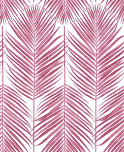 NextWall Cerise Pink Paradise Palm NW33000 wallpaper