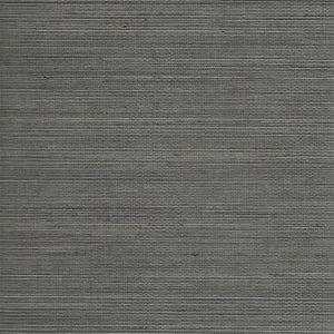 Wallquest/Lillian August Charcoal and Sandstone Abaca Grasscloth LN11822 wallpaper