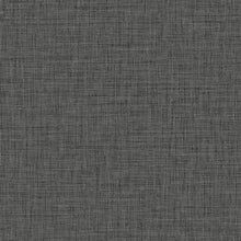 Load image into Gallery viewer, Wallquest/Seabrook Designs Charcoal Easy Linen BV30200 wallpaper