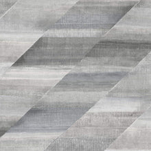 Load image into Gallery viewer, Wallquest/Seabrook Designs Cinder Gray and Slate Rainbow Diagonals RY30300 wallpaper
