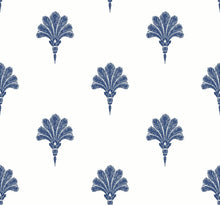 Load image into Gallery viewer, Seabrook Designs Coastal Blue Summer Fan MB31600 wallpaper