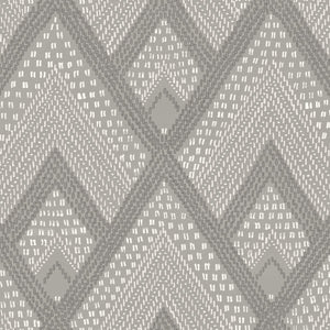 Wallquest/Seabrook Designs Cove Gray Panama Boho Diamonds RY30500 wallpaper