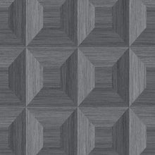 Load image into Gallery viewer, Seabrook Designs Cove Gray Squared Away Geometric TC70600 wallpaper