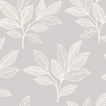 Load image into Gallery viewer, Wallquest/Seabrook Designs Daydream Gray Paradise Leaves RY30800 wallpaper