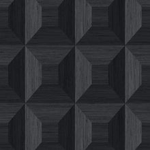 Load image into Gallery viewer, Seabrook Designs Ebony Squared Away Geometric TC70600 wallpaper