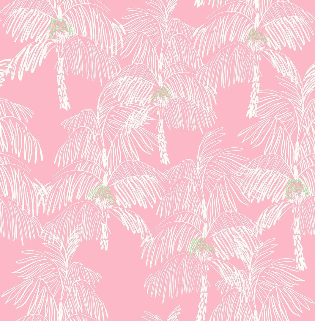 NextWall Flamingo Palm Beach NW40001 wallpaper