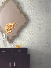 Load image into Gallery viewer, York Wallcoverings Gatsby Damask Wallpaper DM4991 wallpaper