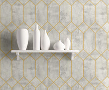 Load image into Gallery viewer, Wallquest/Seabrook Designs Geo Faux LW51602 wallpaper
