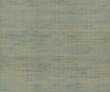 Load image into Gallery viewer, York Wallcoverings Gold/Blue Metallic Jute Wallpaper OS4321 wallpaper