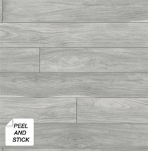 Load image into Gallery viewer, NextWall Gray Teak Planks NW35400 wallpaper