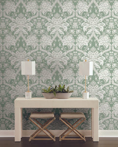 York Wallcoverings Green French Artichoke Dam Wallpaper DM4951 wallpaper