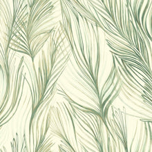 Load image into Gallery viewer, York Wallcoverings Green Peaceful Plume Wallpaper NA0500 wallpaper