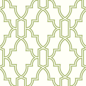 NextWall Green & White Green and White Tile Trellis NW31604 wallpaper