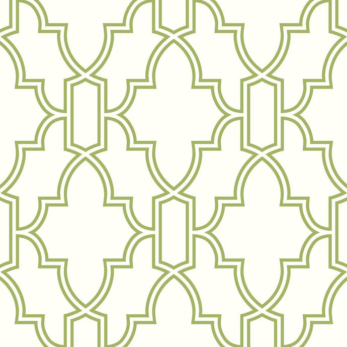 NextWall Green & White Green and White Tile Trellis NW31604 wallpaper