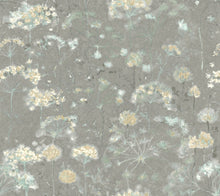 Load image into Gallery viewer, York Wallcoverings Grey Botanical Fantasy Wallpaper NA0540 wallpaper