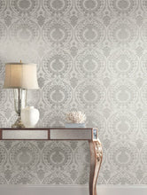 Load image into Gallery viewer, York Wallcoverings Imperial Damask Wallpaper DM4901 wallpaper