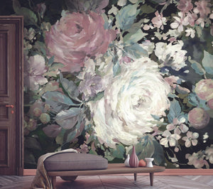 York Wallcoverings Impressionist Floral Mural MU0246M wallpaper