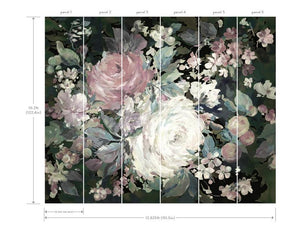 York Wallcoverings Impressionist Floral Mural MU0246M wallpaper