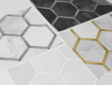 Load image into Gallery viewer, NextWall Inlay Hexagon NW38600 wallpaper