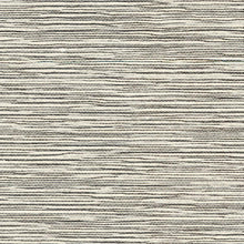 Load image into Gallery viewer, Wallquest/Lillian August Ivory and Jet Black Sisal Grasscloth LN11800 wallpaper