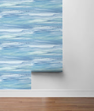 Load image into Gallery viewer, NextWall Lakeside &amp; Mint Sirius Brushstroke NW36902 wallpaper
