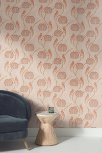 York Wallcoverings Light Pink/Neutral Blaise Wallpaper CH1435 wallpaper